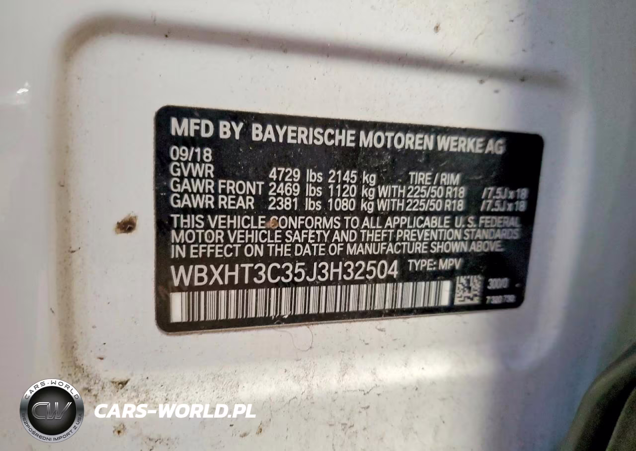 2018 BMW X1 xDrive28I VIN:WBXHT3C35J3H32504 - 14