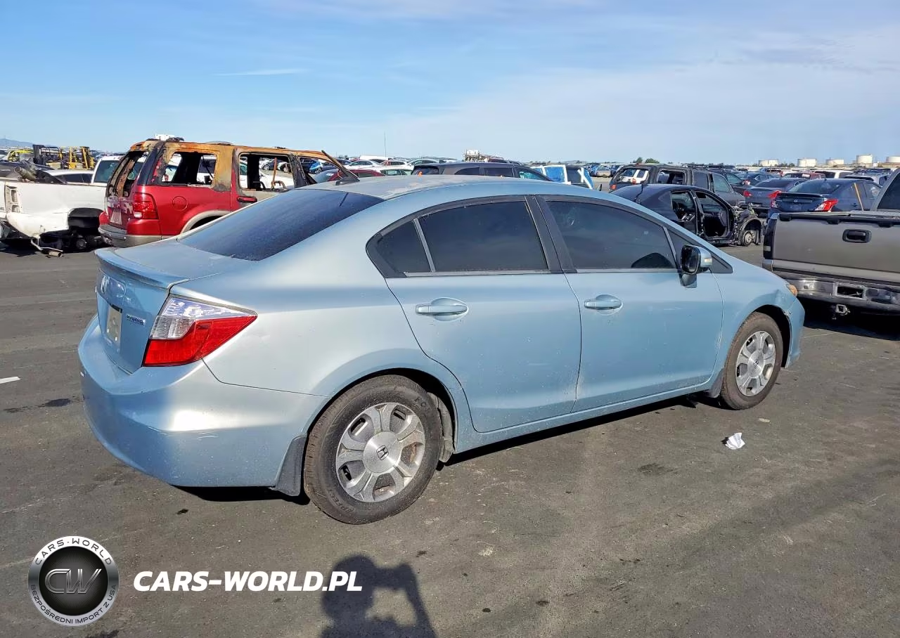 2012 Honda Civic Hybrid VIN:JHMFB4F28CS001067 - 3
