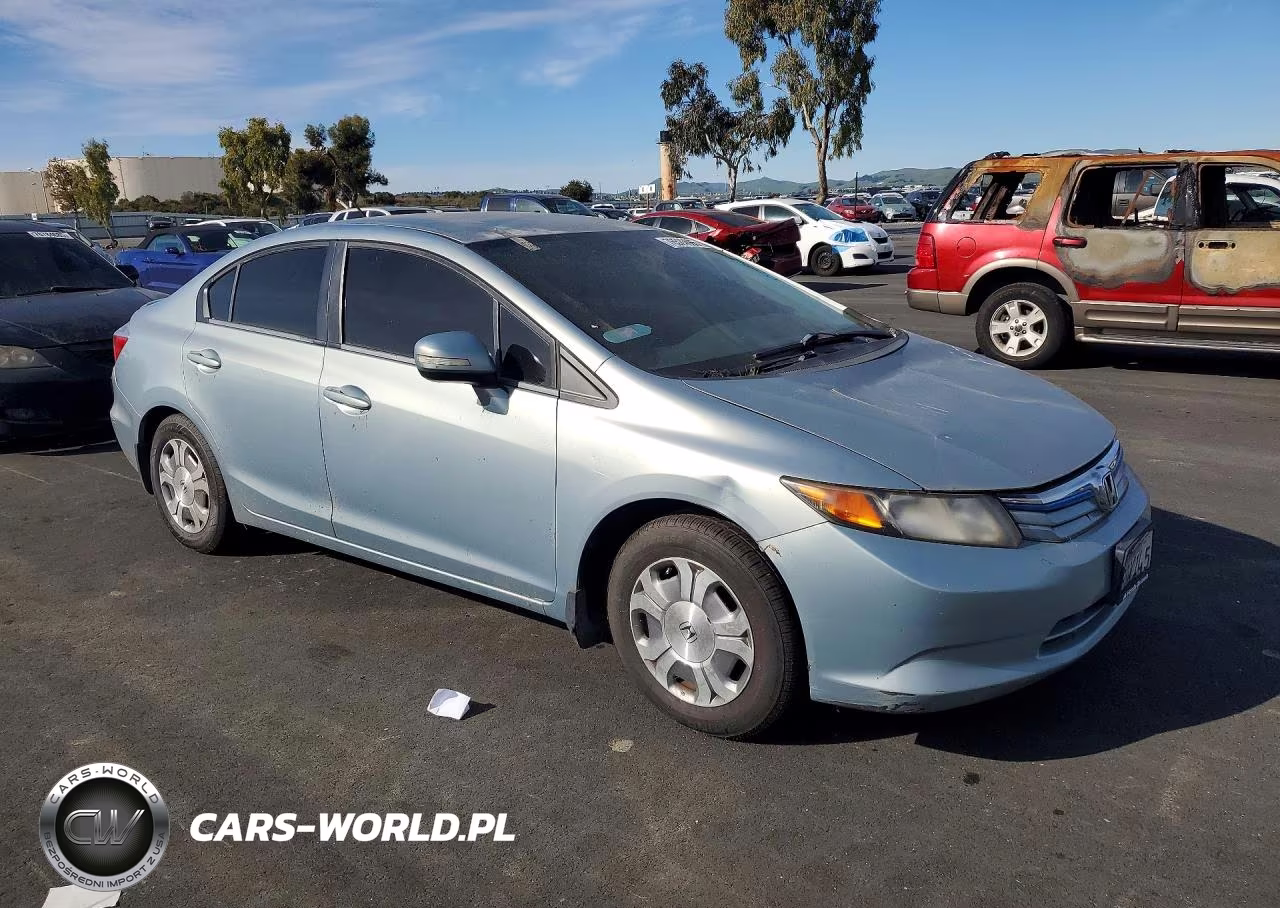 2012 Honda Civic Hybrid VIN:JHMFB4F28CS001067 - 4