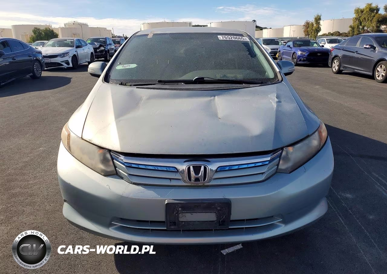 2012 Honda Civic Hybrid VIN:JHMFB4F28CS001067 - 5