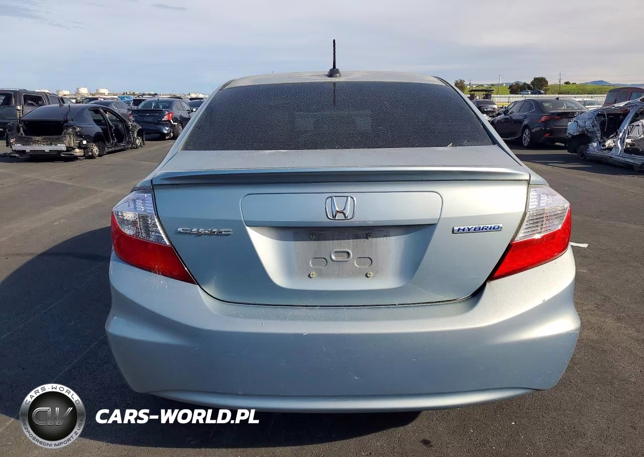 2012 Honda Civic Hybrid VIN:JHMFB4F28CS001067 - 6