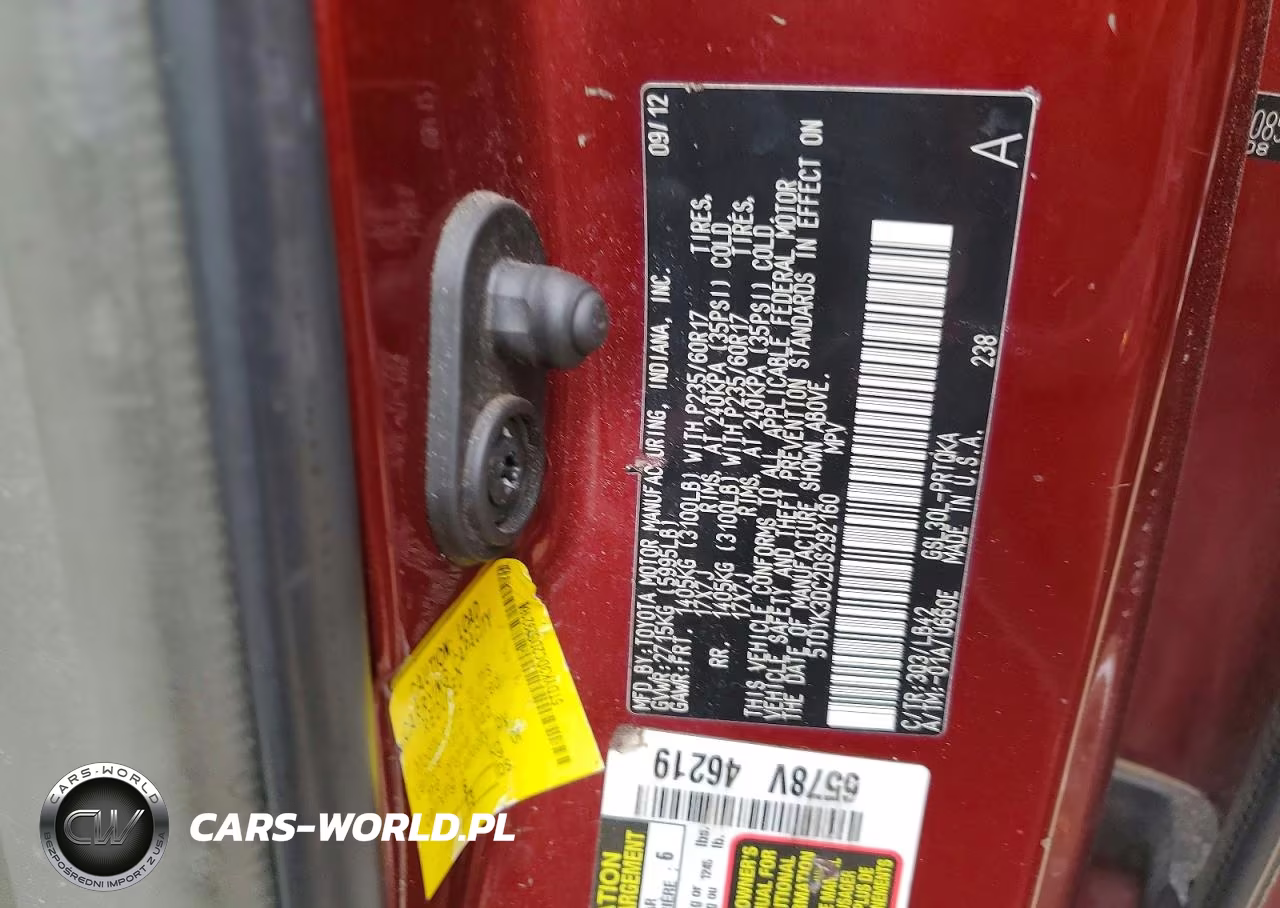 2013 Toyota Sienna VIN:5TDYK3DC2DS292160 - 12