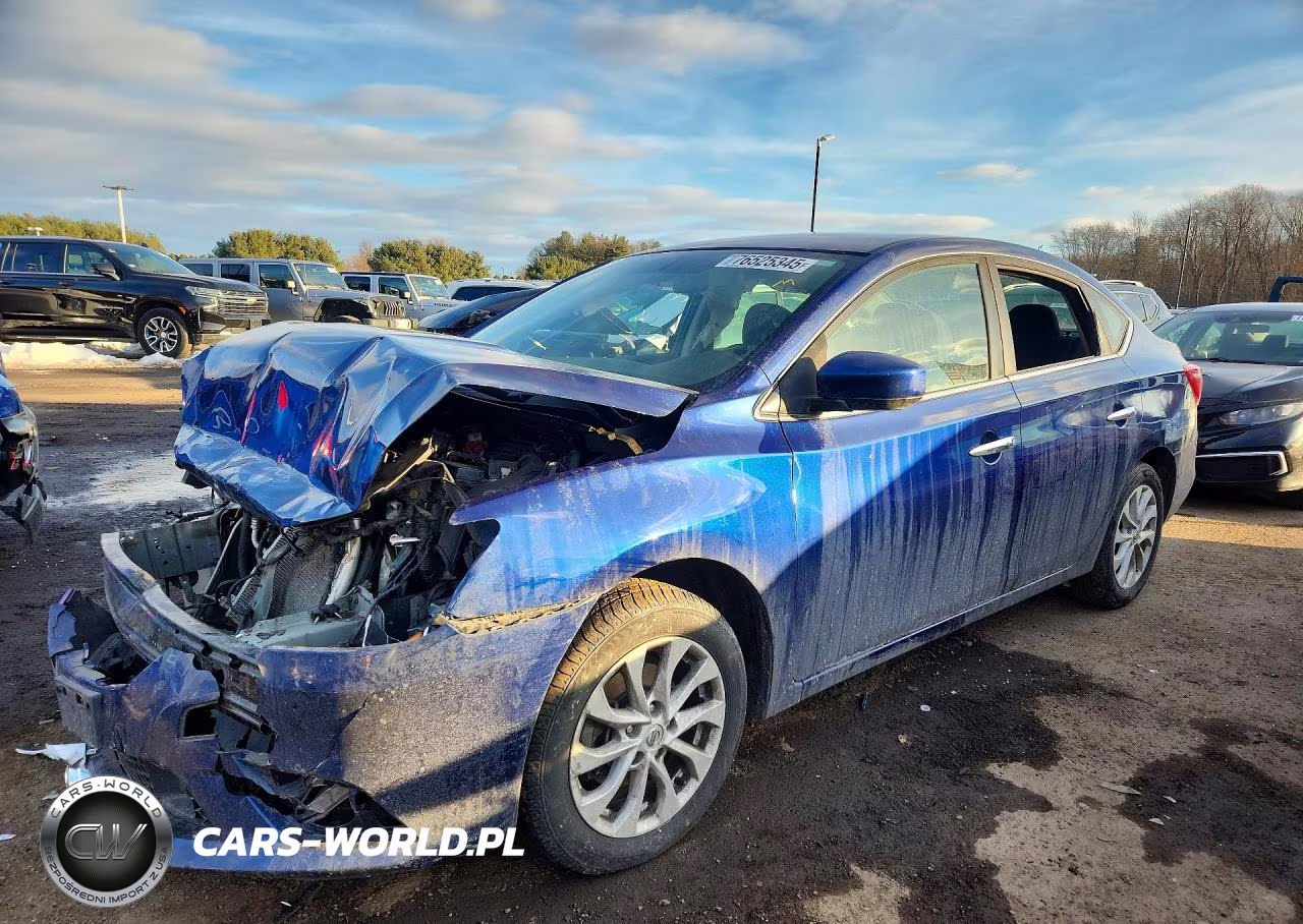 2019 Nissan Sentra Sv VIN:3N1AB7AP6KY373154 - 1