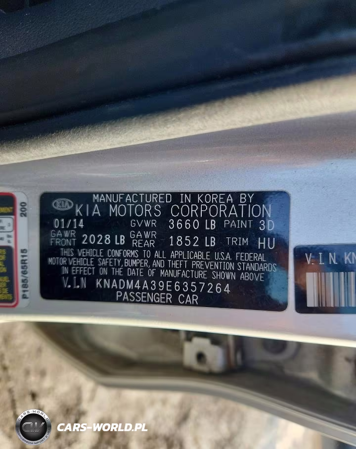 2014 Kia Rio Lx VIN:KNADM4A39E6357264 - 12