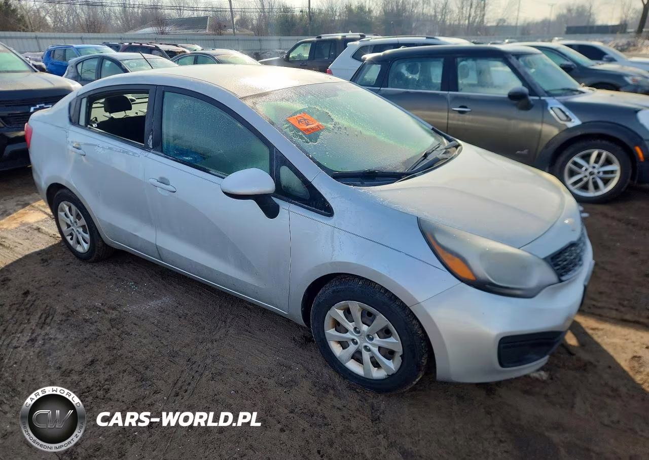 2014 Kia Rio Lx VIN:KNADM4A39E6357264 - 4