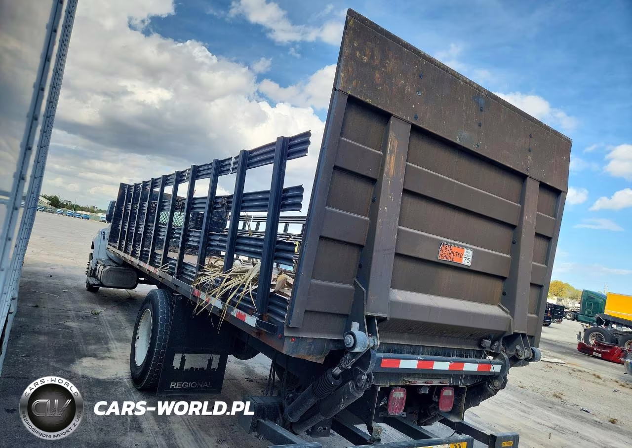 2019 Ford F650 Super Duty Flatbed Truck VIN:1FDNF6DCXKDF06695 - 2