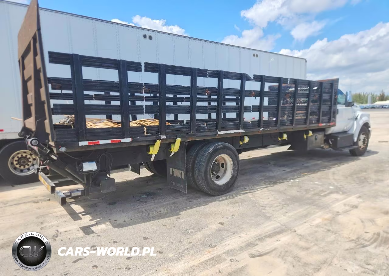 2019 Ford F650 Super Duty Flatbed Truck VIN:1FDNF6DCXKDF06695 - 3