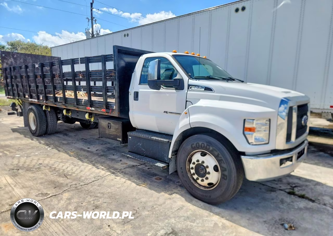 2019 Ford F650 Super Duty Flatbed Truck VIN:1FDNF6DCXKDF06695 - 4