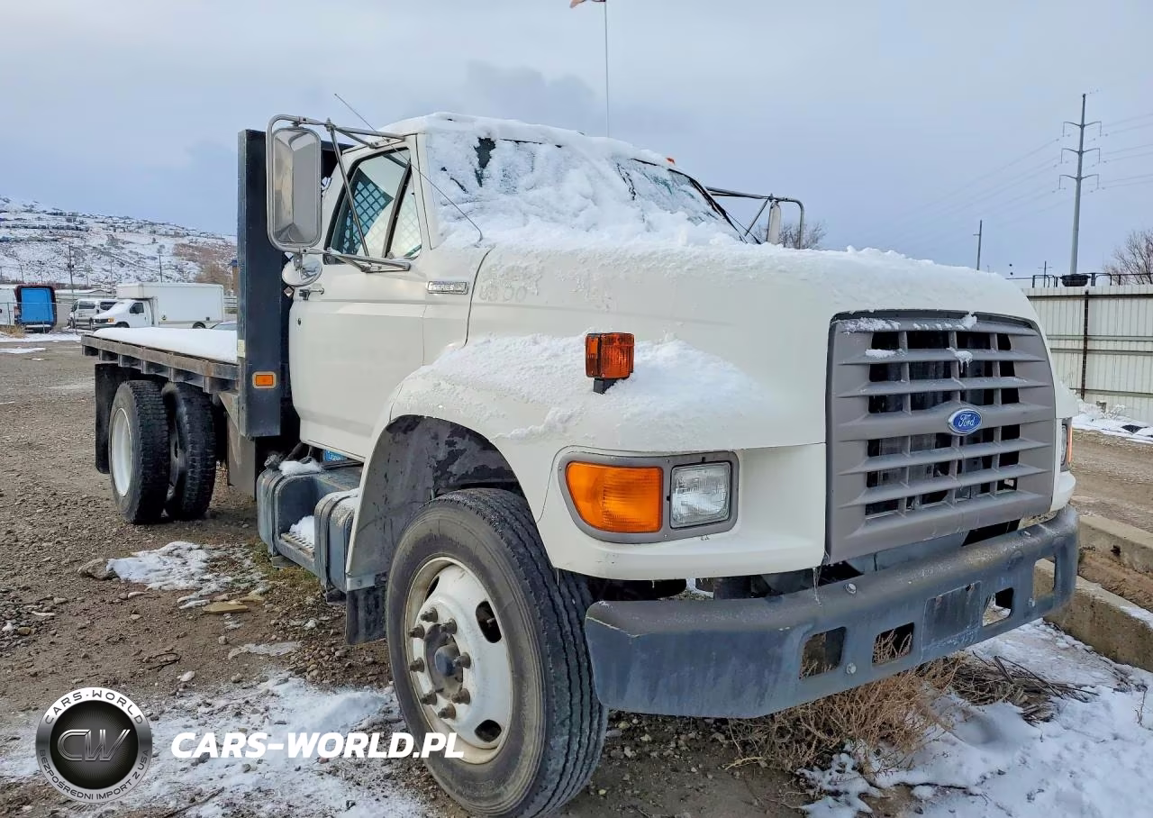 1995 Ford F700 Flatbed Truck VIN:1FDNF70J5SVA04083 - 4