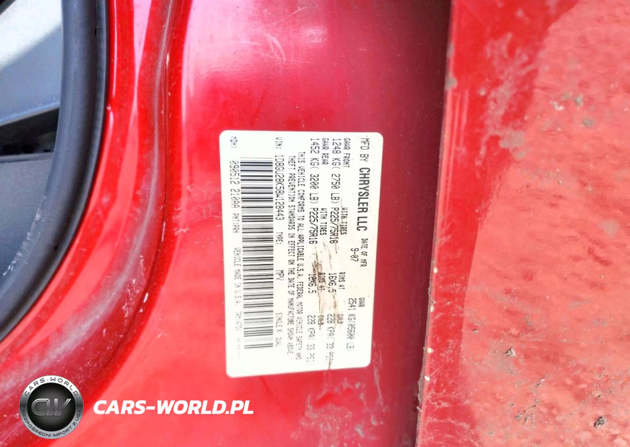 2008 Dodge Nitro Sxt VIN:1D8GU28K58W128443 - 13