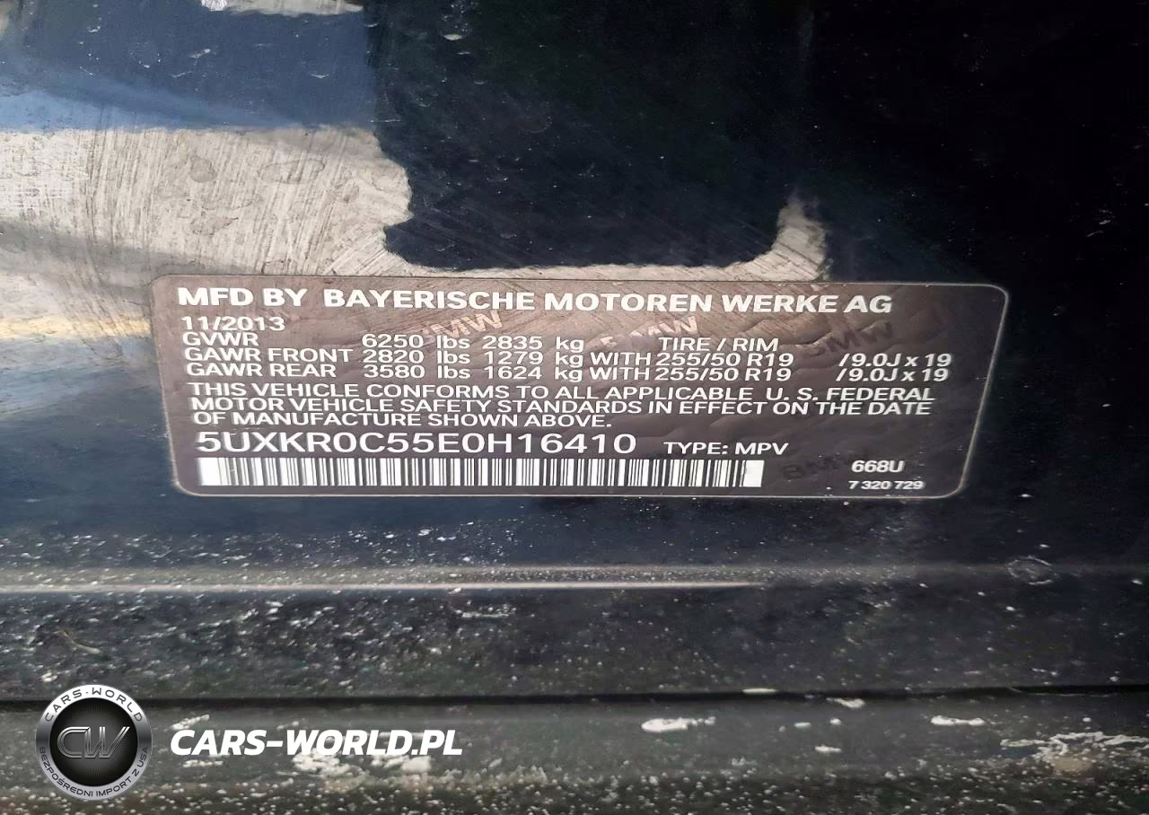 2014 BMW X5 xDrive35I VIN:5UXKR0C55E0H16410 - 12
