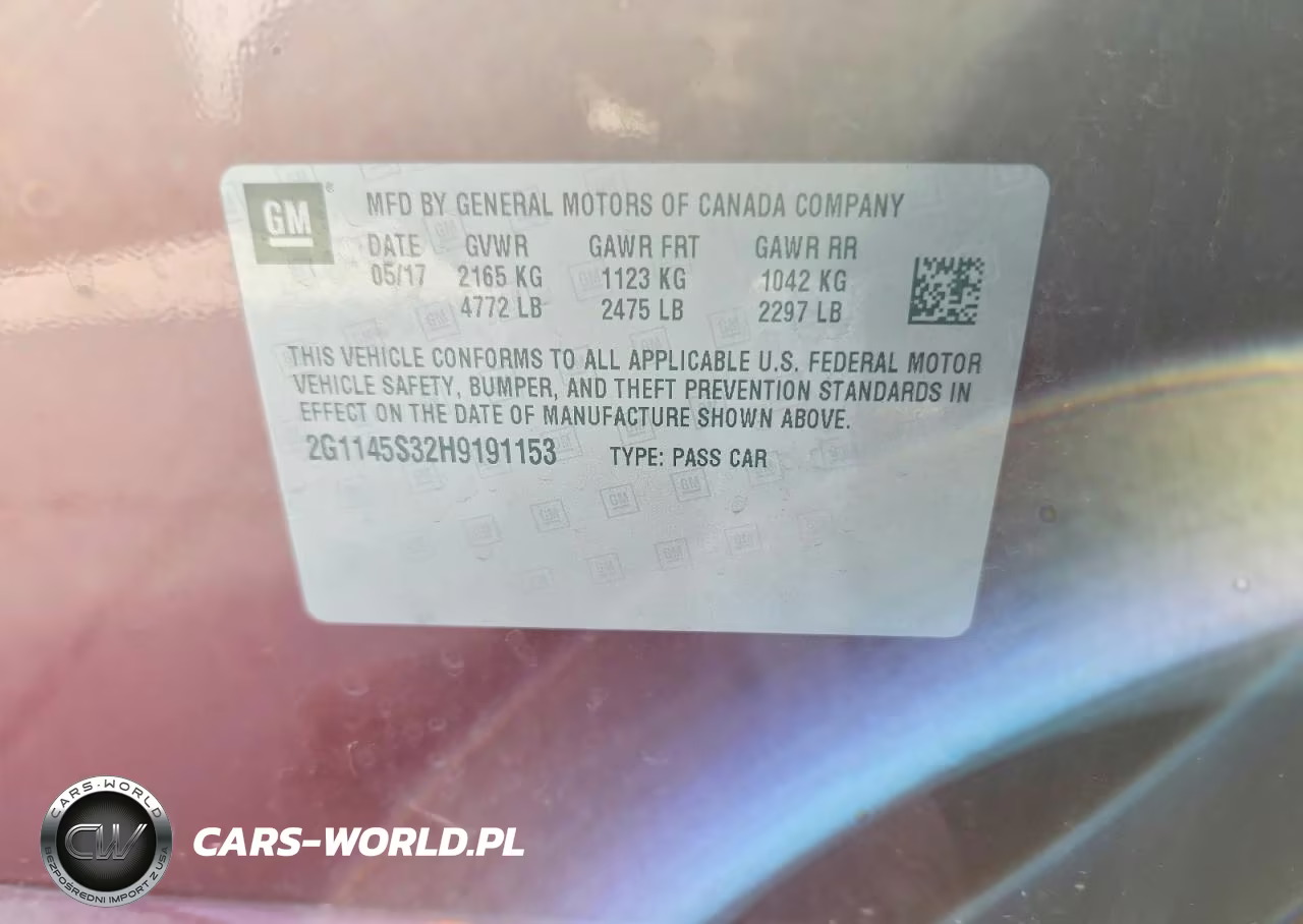 2017 Chevrolet Impala Premier VIN:2G1145S32H9191153 - 12