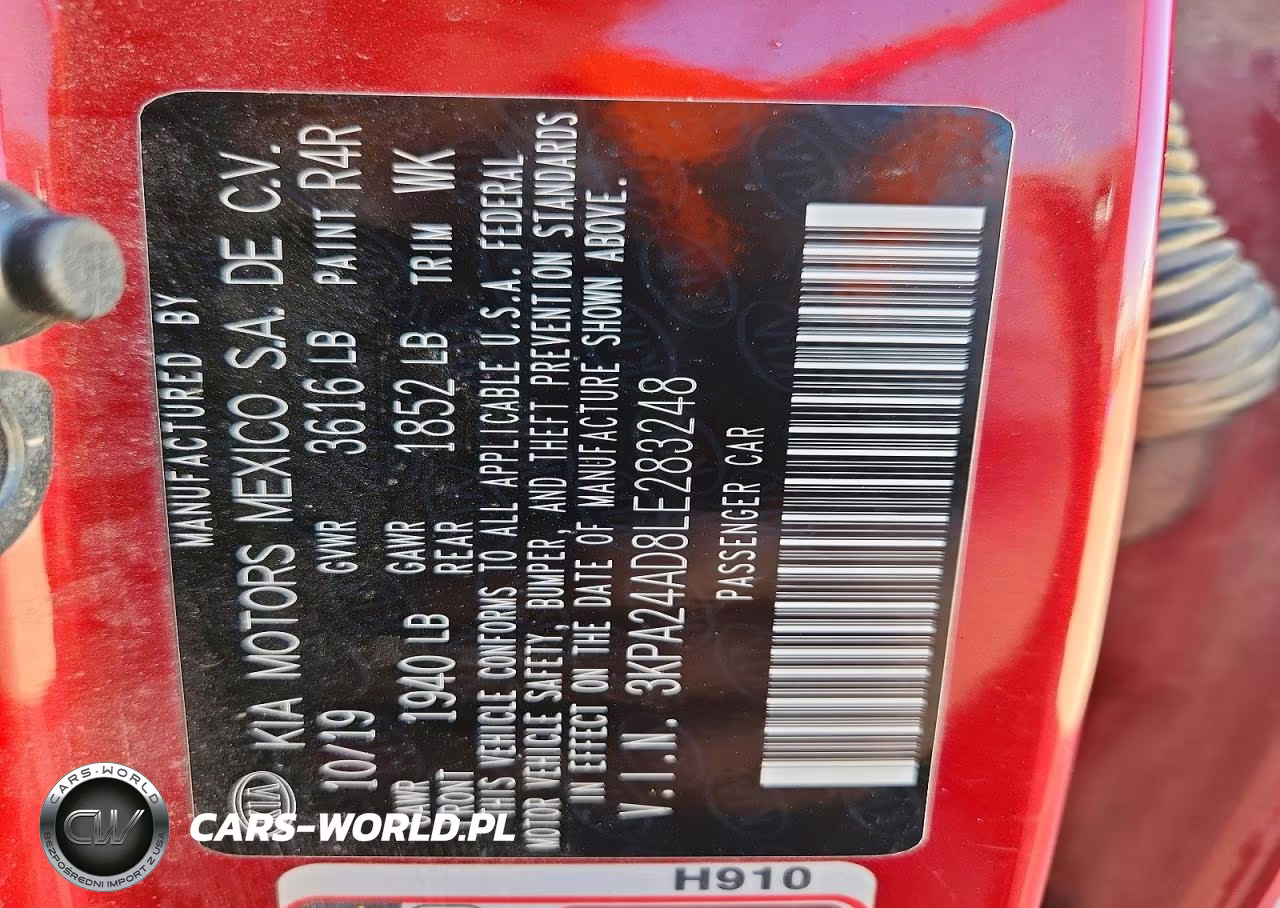 2020 Kia Rio S VIN:3KPA24AD8LE283248 - 13