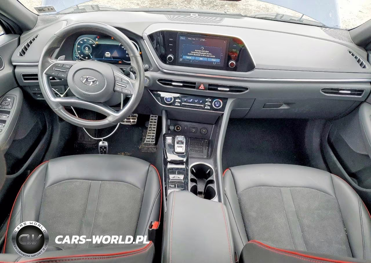 2021 Hyundai Sonata Sel Plus VIN:5NPEJ4J23MH089131 - 8