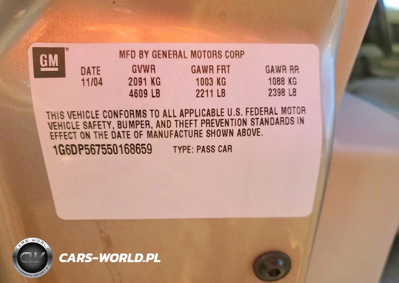 2005 Cadillac Cts VIN:1G6DP567550168659 - 12
