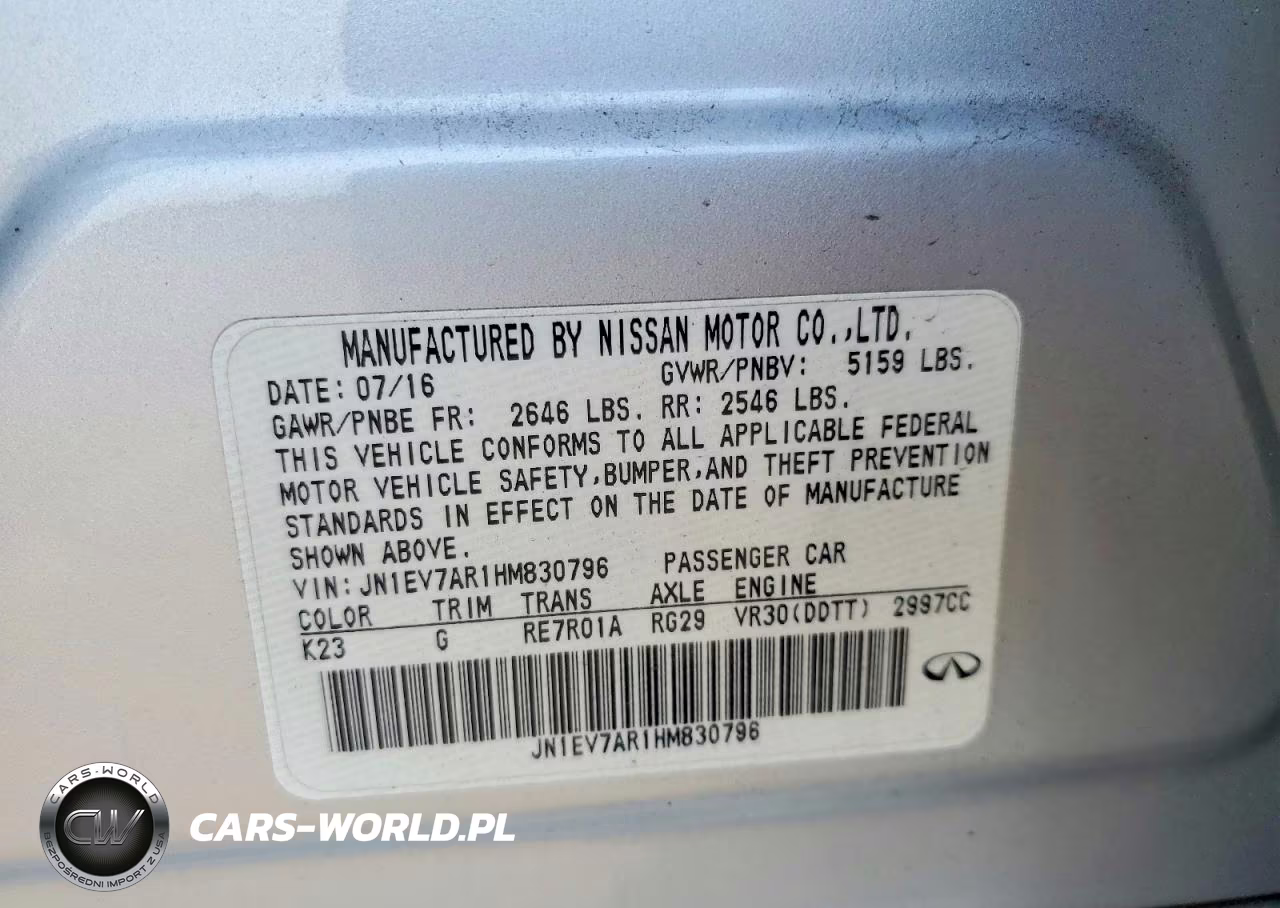 2017 Infiniti Q50 Premium VIN:JN1EV7AR1HM830796 - 13