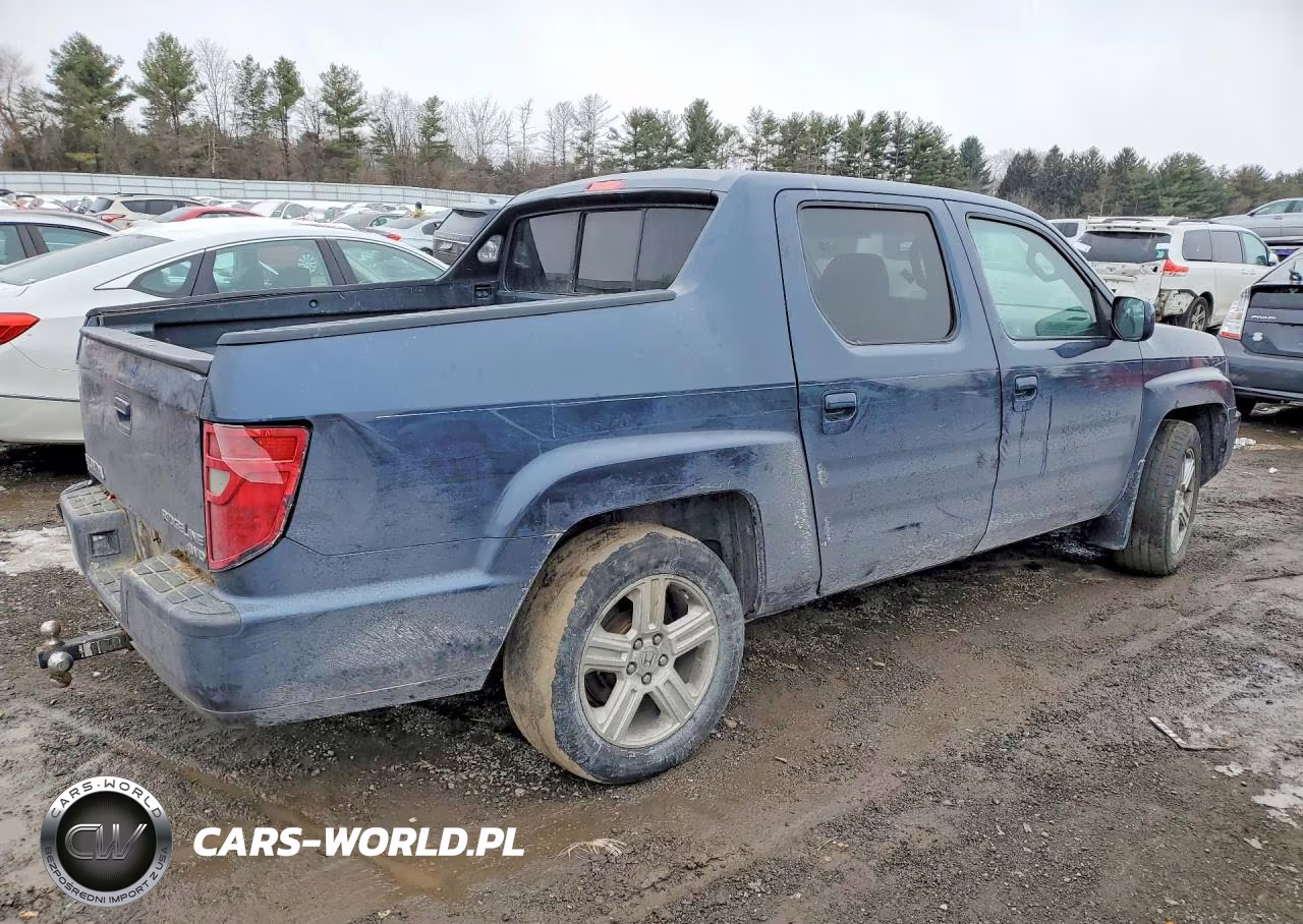 2010 Honda Ridgeline Rtl VIN:5FPYK1F51AB001755 - 3