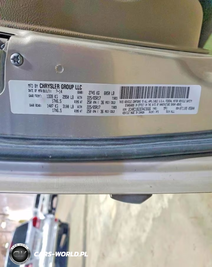 2014 Chrysler Town & Country Touring VIN:2C4RC1BG3ER423666 - 13