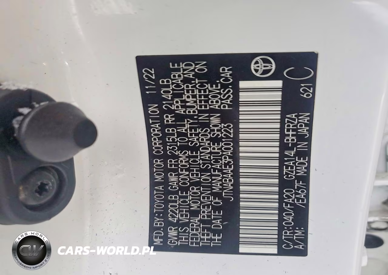2023 Toyota Gr Corolla Core VIN:JTNABAAE3PA001223 - 12