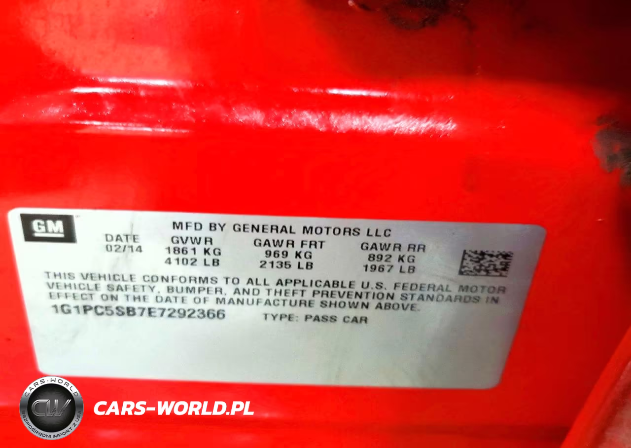 2014 Chevrolet Cruze Lt VIN:1G1PC5SB7E7292366 - 12