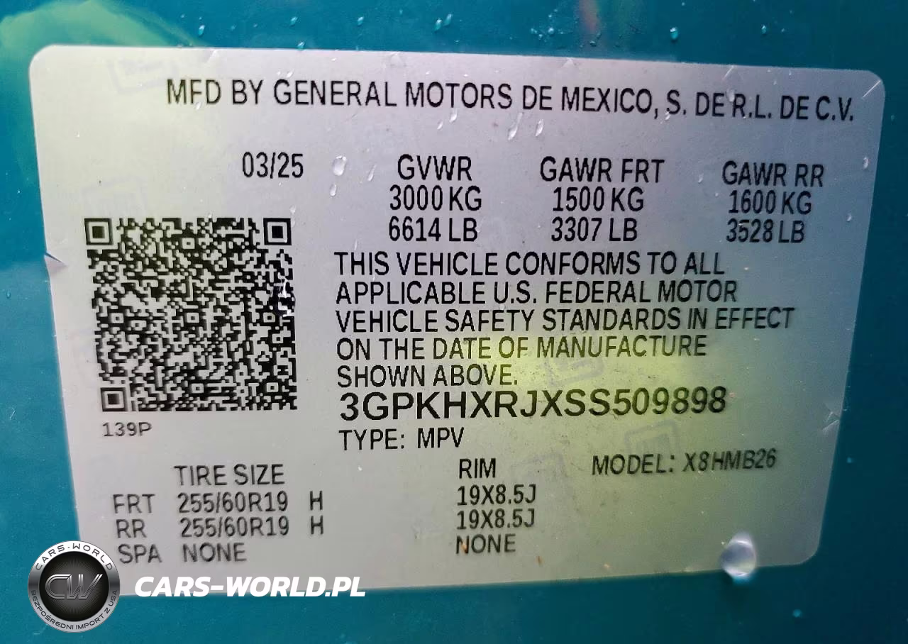 2025 Honda Prologue Tour VIN:3GPKHXRJXSS509898 - 13