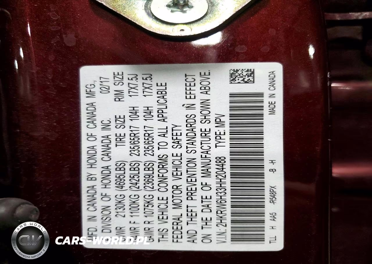 2017 Honda Cr-V Lx VIN:2HKRW6H33HH204488 - 13