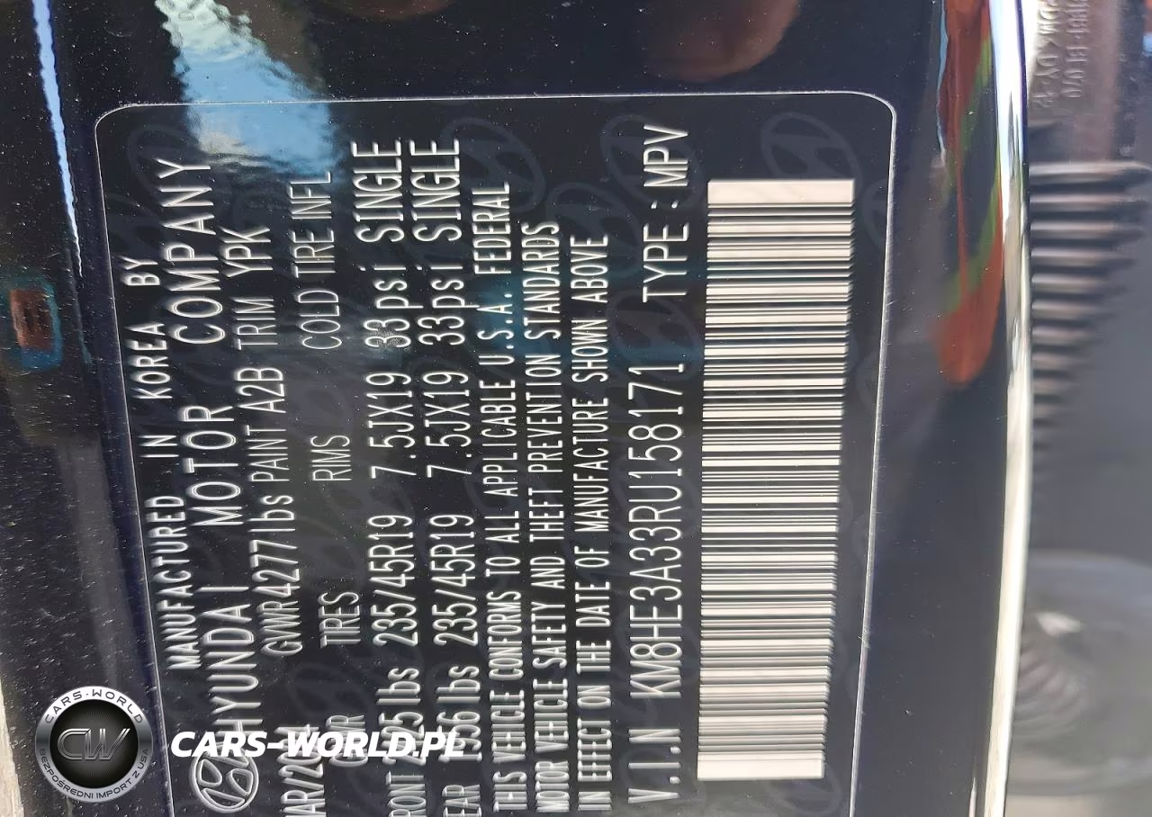 2024 Hyundai Kona Limited VIN:KM8HE3A33RU158171 - 13