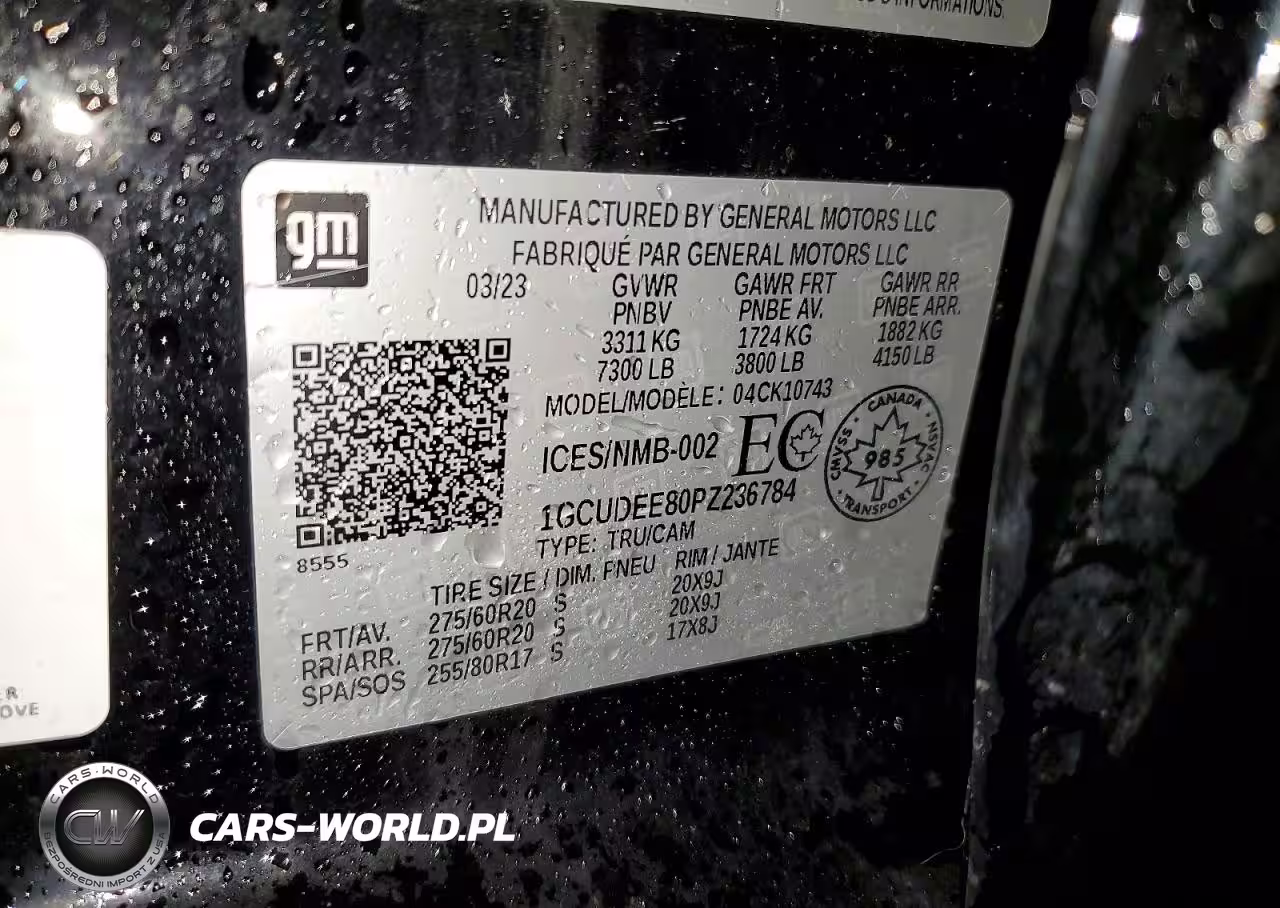 2023 Chevrolet Silverado K1500 Rst VIN:1GCUDEE80PZ236784 - 12