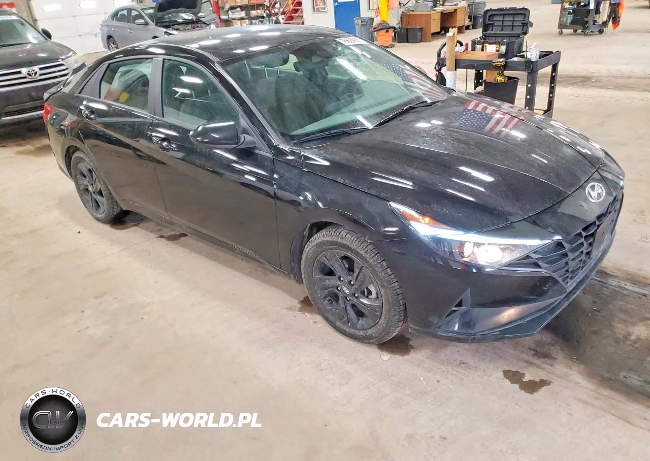2023 Hyundai Elantra Blue VIN:KMHLM4AJ1PU090144 - 4