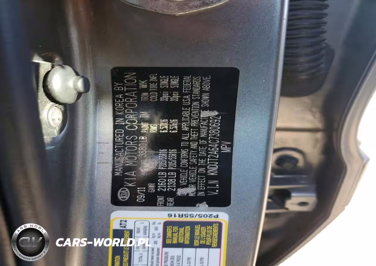 2012 Kia Soul + VIN:KNDJT2A64C7380692 - 13