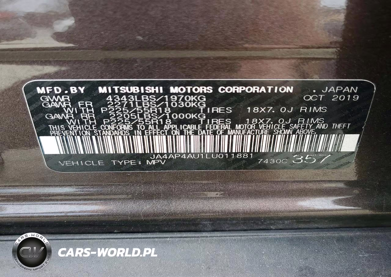 2020 Mitsubishi Outlander Sport Se VIN:JA4AP4AU1LU011881 - 13