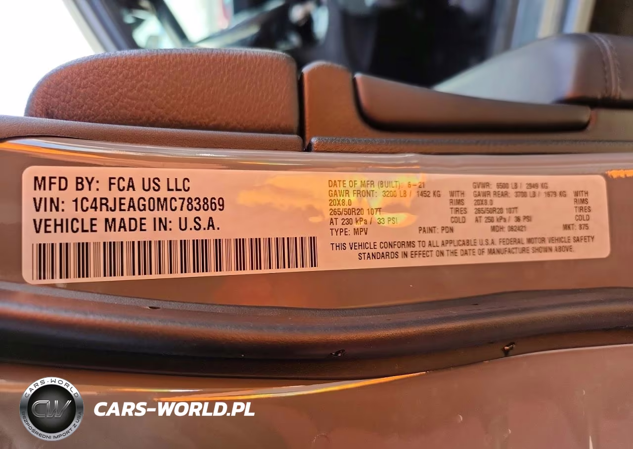 2021 Jeep Grand Cherokee Laredo VIN:1C4RJEAG0MC783869 - 13