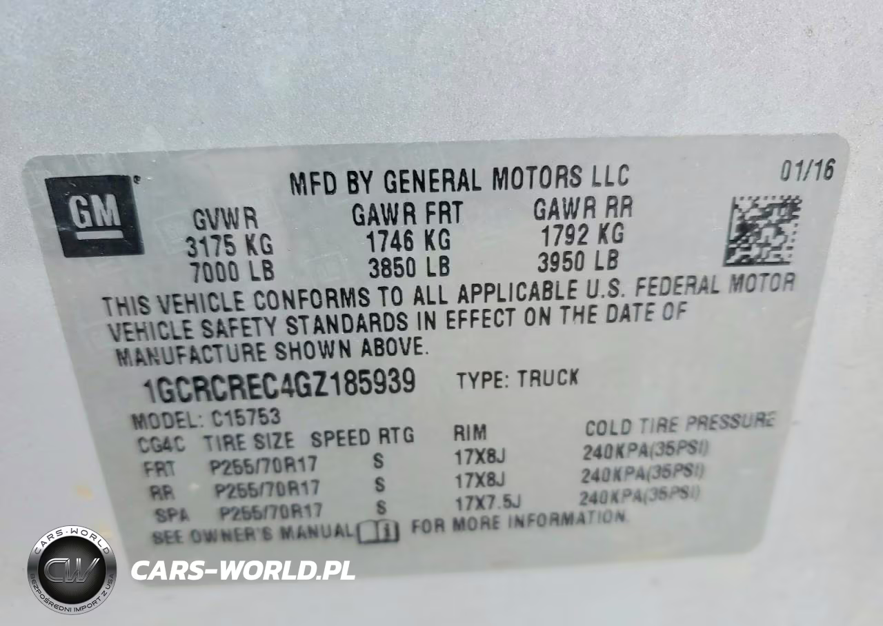 2016 Chevrolet Silverado C1500 Lt VIN:1GCRCREC4GZ185939 - 12