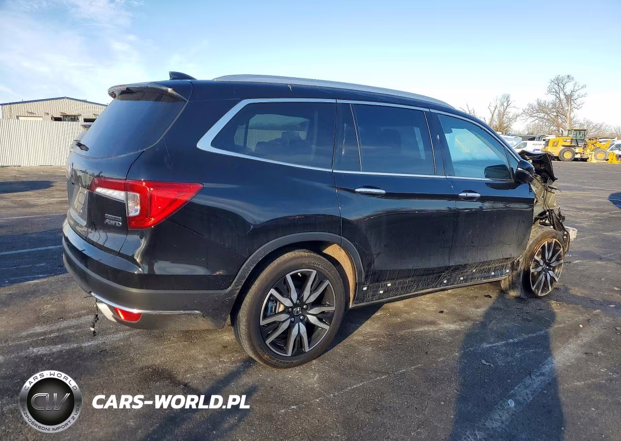 2022 Honda Pilot Touring VIN:5FNYF6H67NB025810 - 3