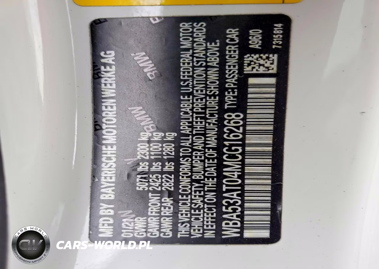 2021 BMW M440I VIN:WBA53AT04MCG16268 - 12