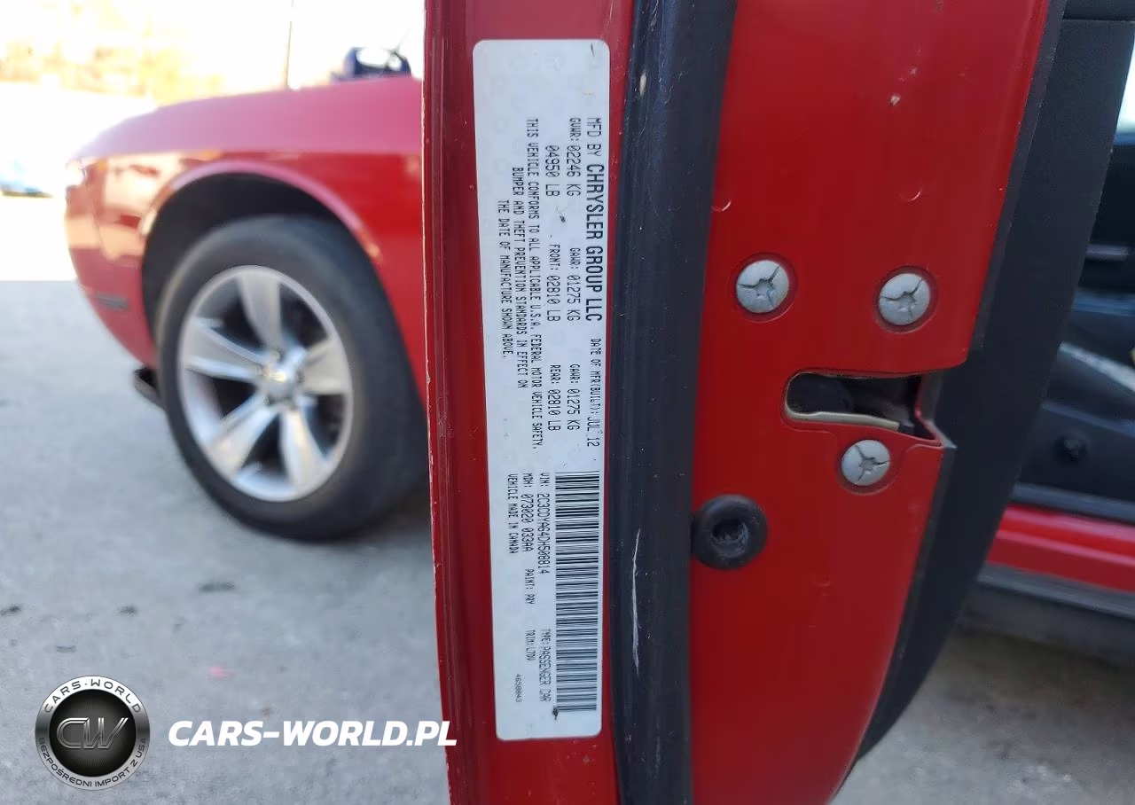 2013 Dodge Challenger Sxt VIN:2C3CDYAG4DH508814 - 12