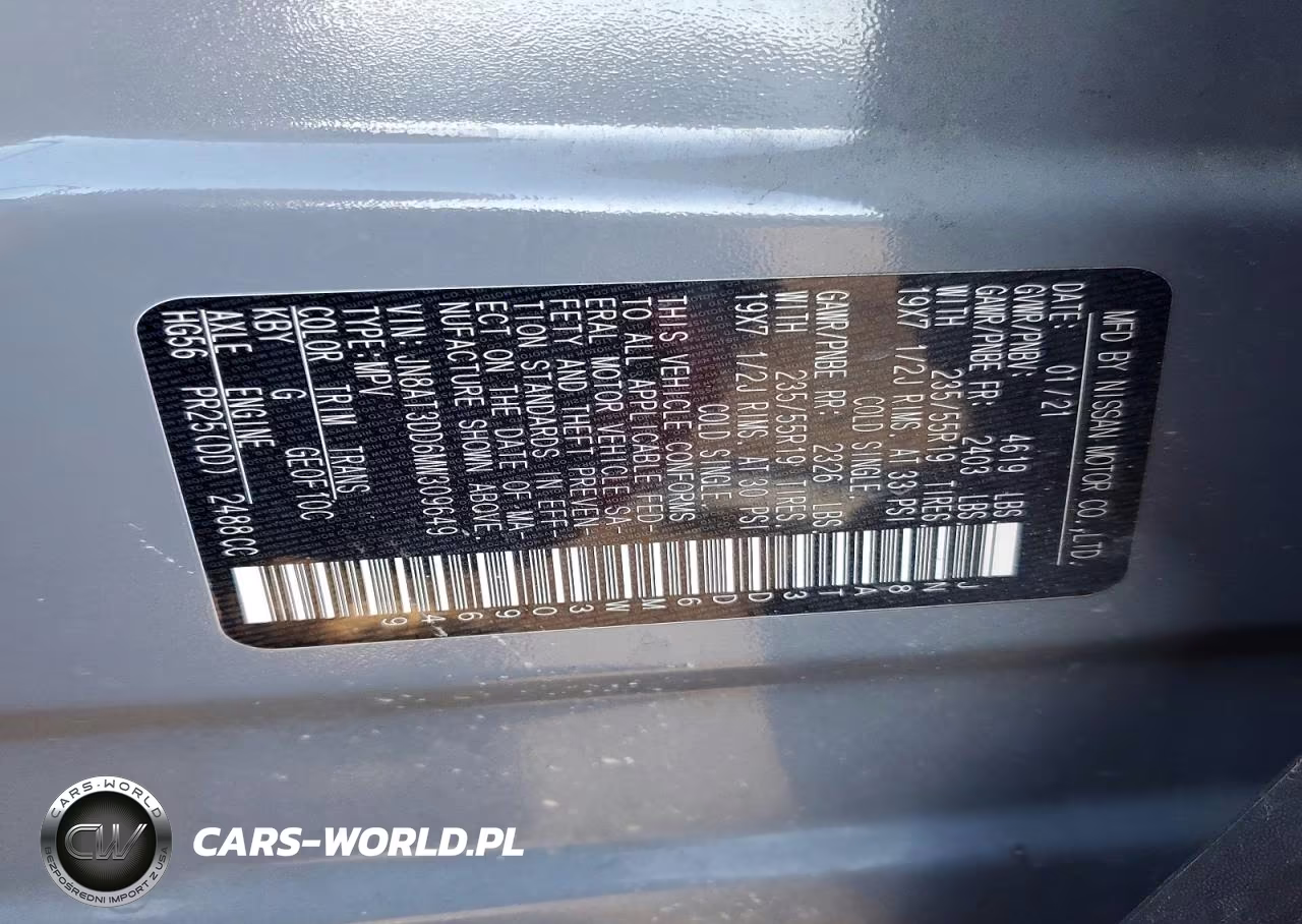 2021 Nissan Rogue Platinum VIN:JN8AT3DD6MW309649 - 12