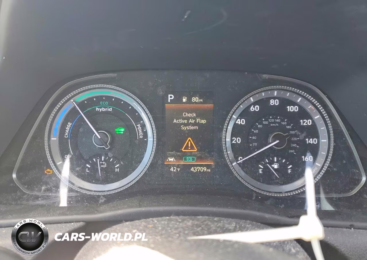 2021 Hyundai Sonata Hybrid Blue VIN:KMHL24JJ5MA029379 - 9