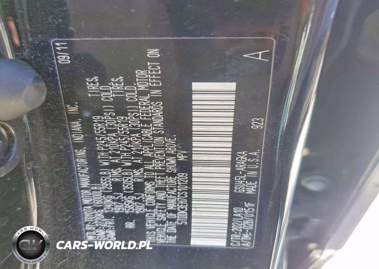2012 Toyota Highlander Limited VIN:5TDDK3EH7CS101209 - 13