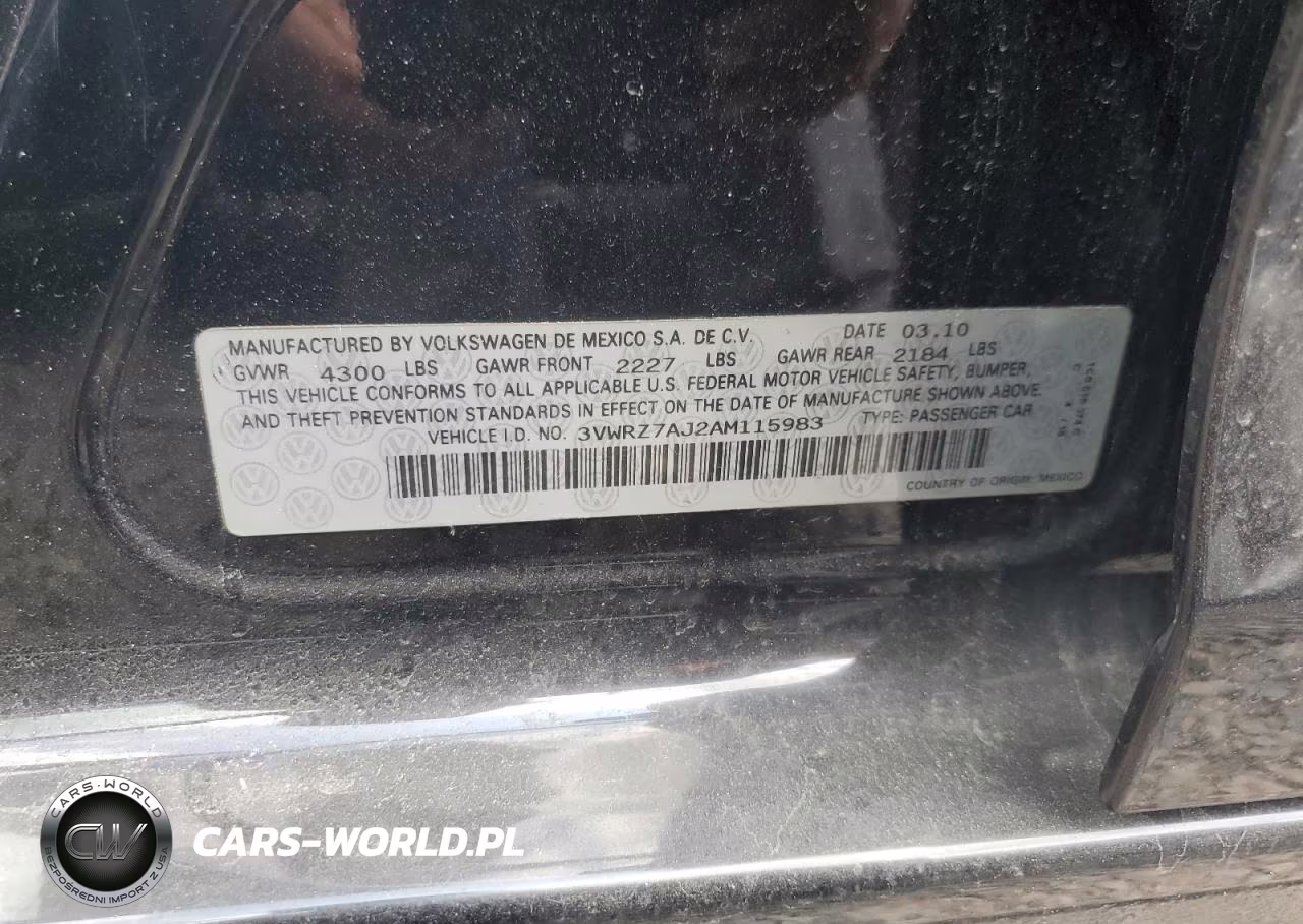 2010 Volkswagen Jetta Se VIN:3VWRZ7AJ2AM115983 - 12