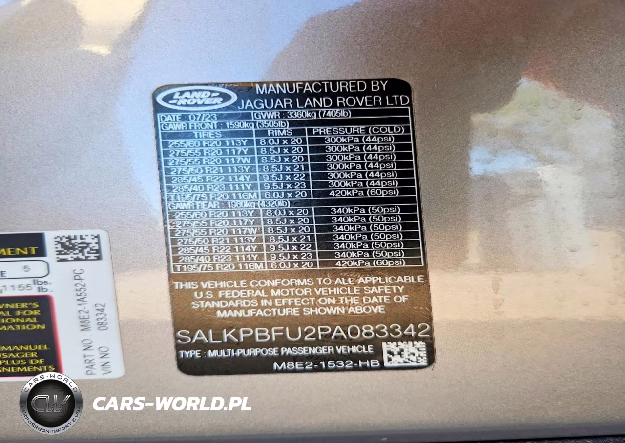 2023 Land Rover Range Rover Se VIN:SALKPBFU2PA083342 - 13