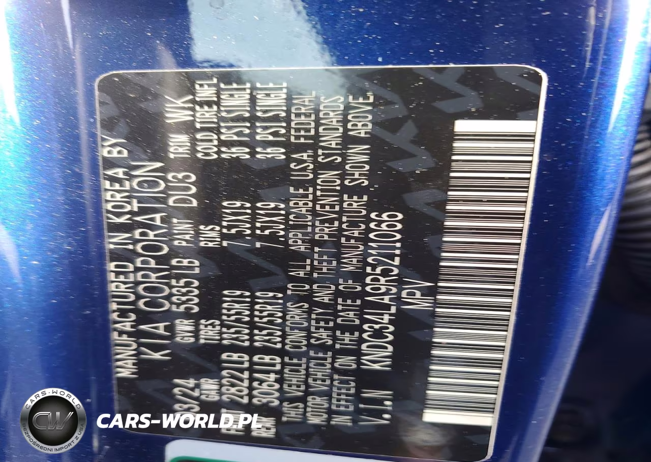 2024 Kia Ev6 Light VIN:KNDC34LA9R5211066 - 12