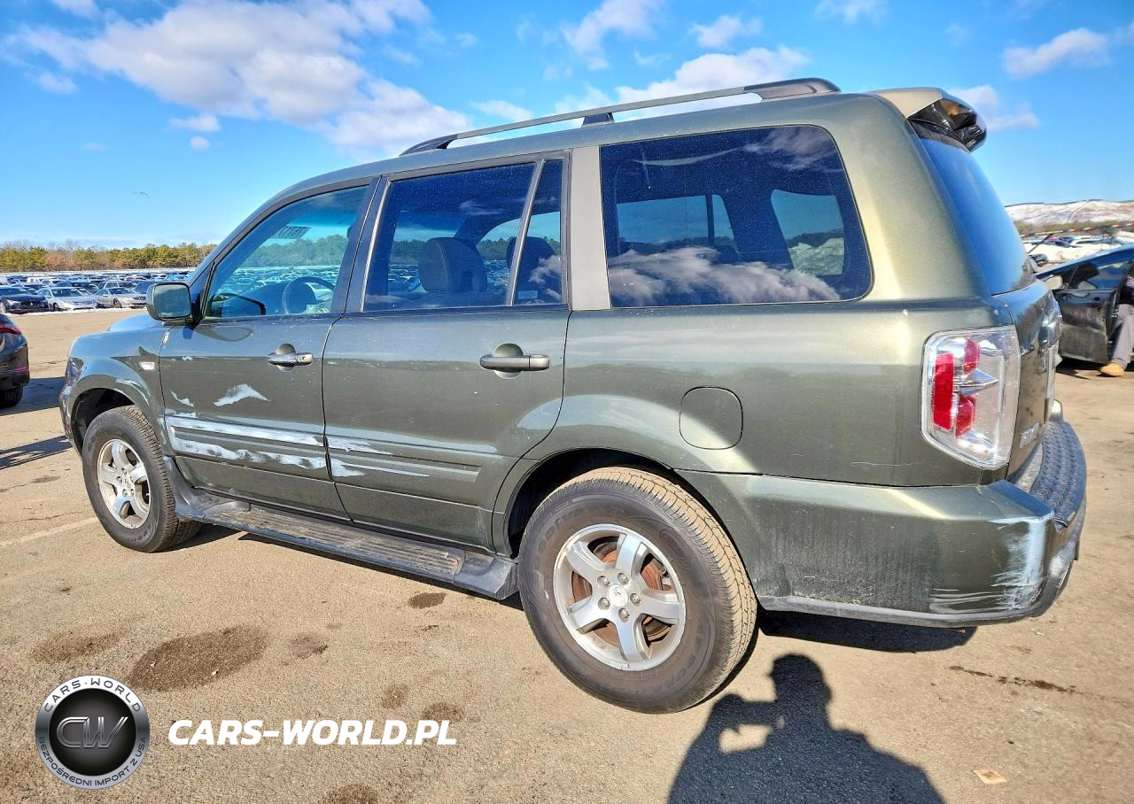 2006 Honda Pilot Ex VIN:2HKYF18706H534619 - 2
