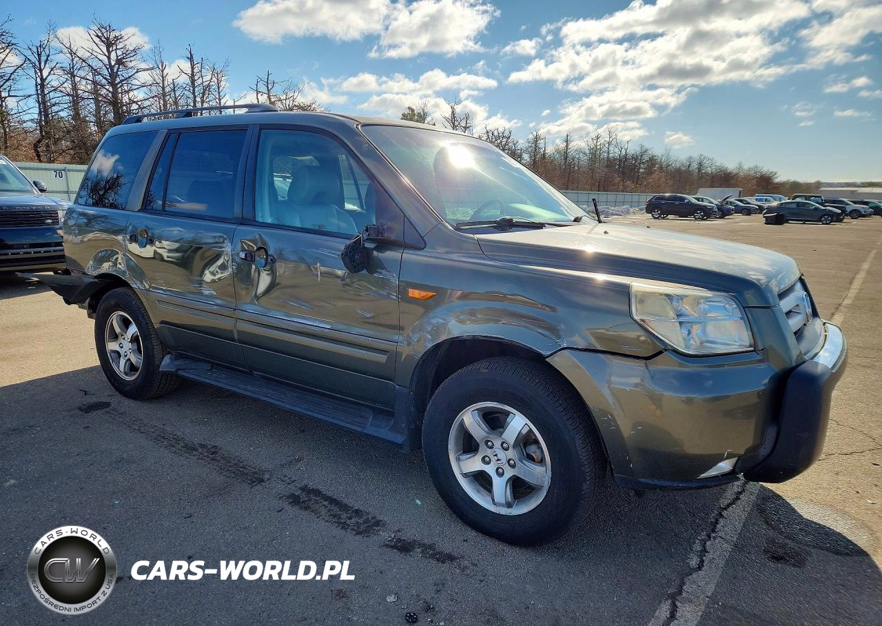 2006 Honda Pilot Ex VIN:2HKYF18706H534619 - 4