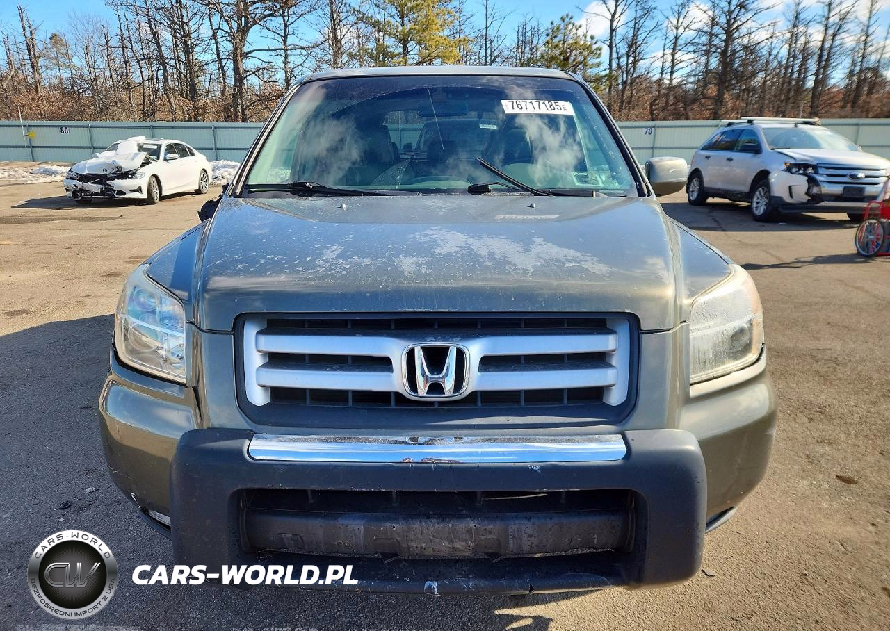 2006 Honda Pilot Ex VIN:2HKYF18706H534619 - 5