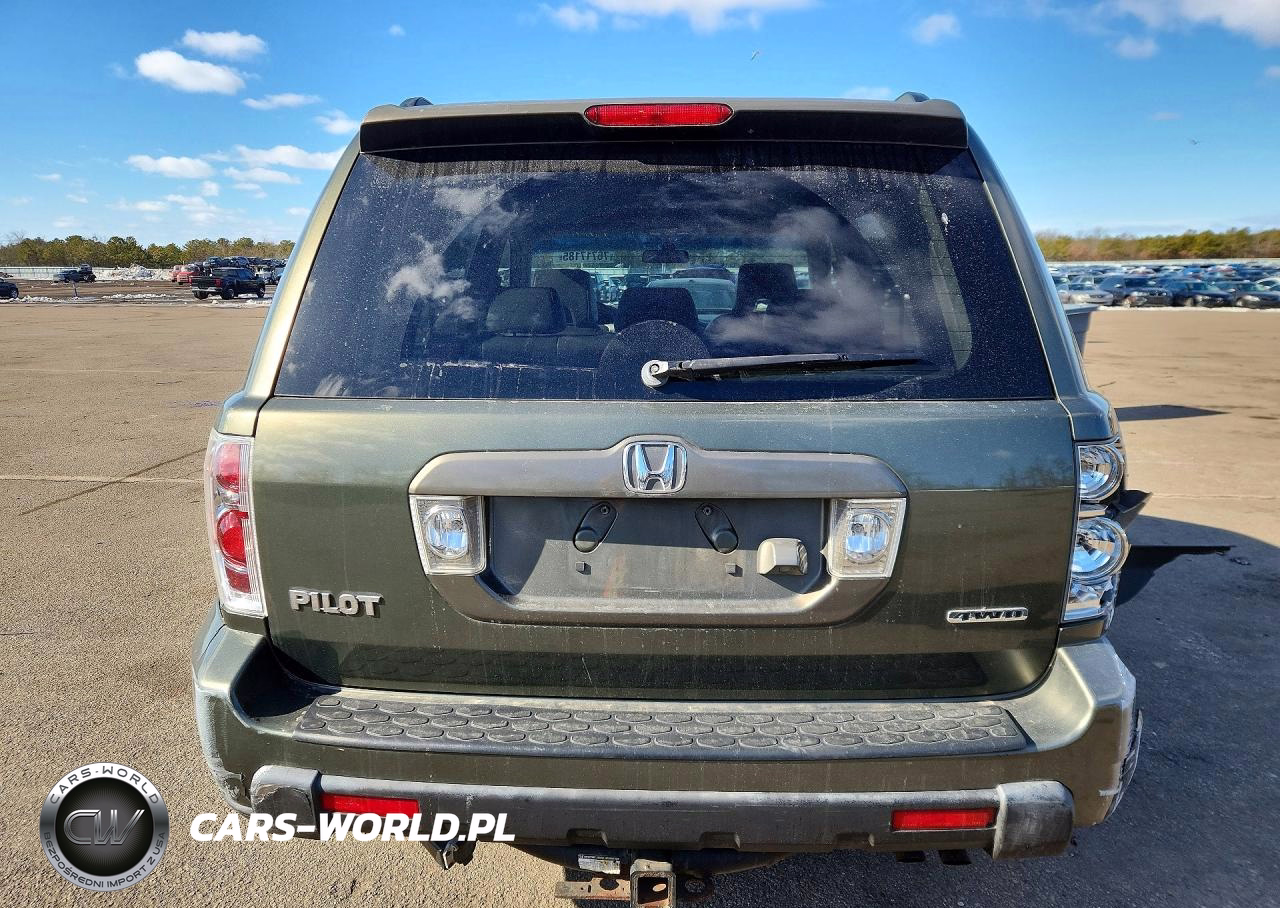 2006 Honda Pilot Ex VIN:2HKYF18706H534619 - 6