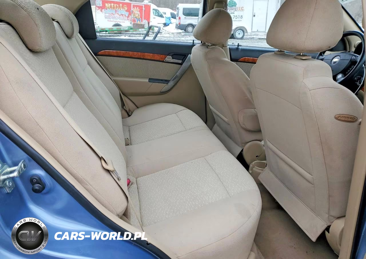 2007 Chevrolet Aveo Lt VIN:KL1TG56627B190696 - 10