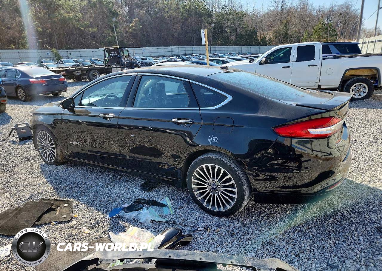 2018 Ford Fusion Titanium VIN:3FA6P0RU7JR117612 - 2