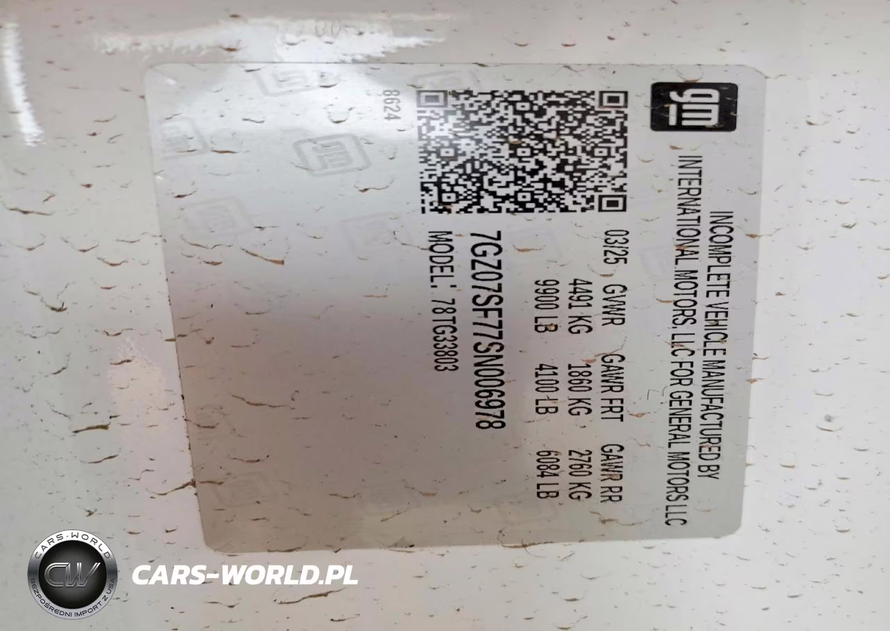 2025 GMC Savana Box Truck VIN:7GZ07SF77SN006978 - 13