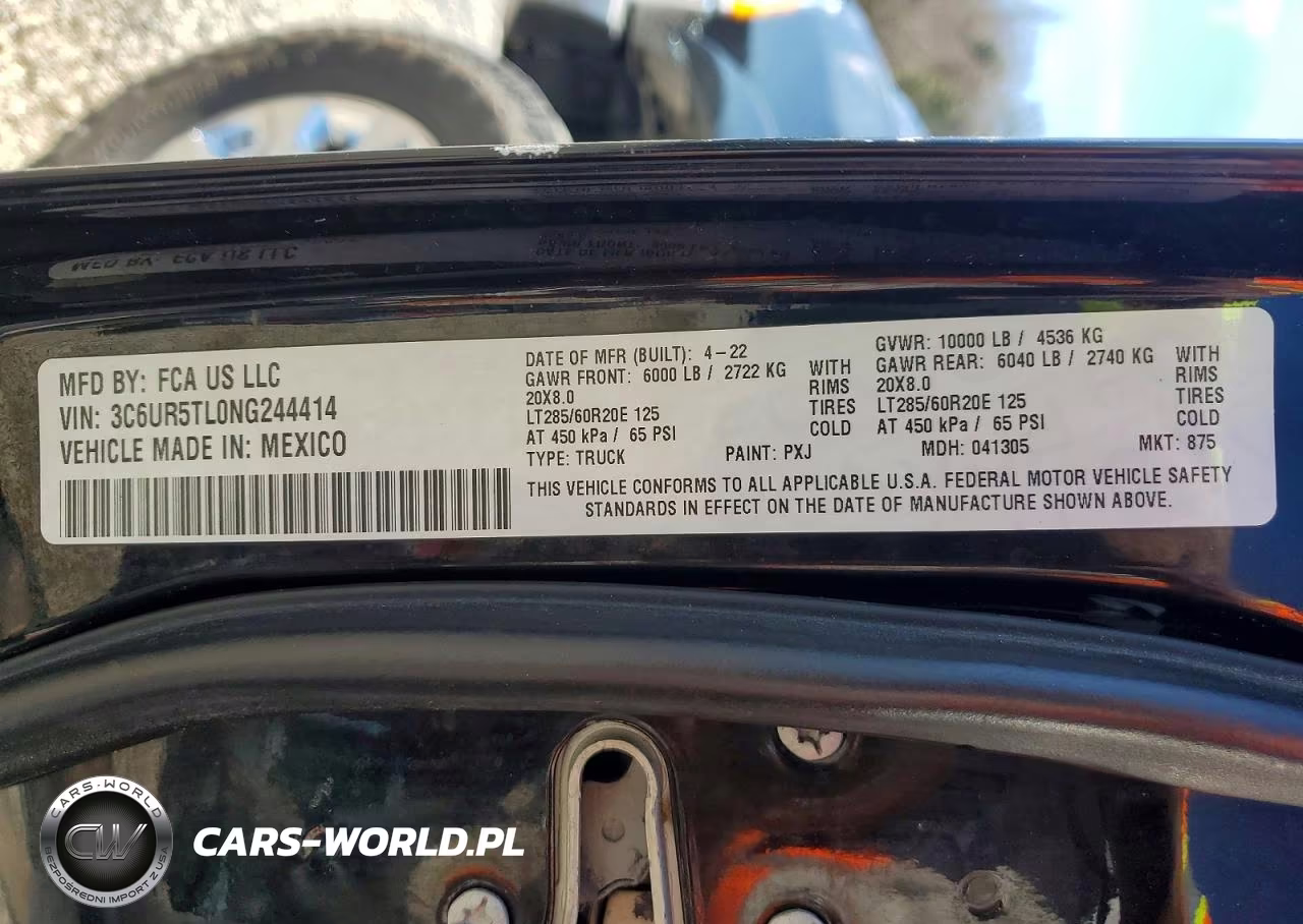 2022 Ram 2500 Limited VIN:3C6UR5TL0NG244414 - 12
